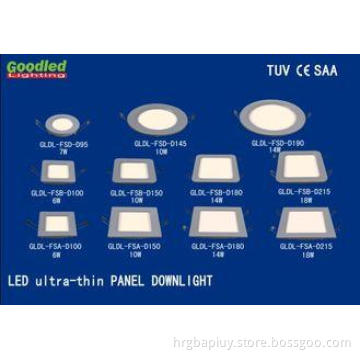 8W Office Square Dimmable LED Downlight , Warm White Recess
